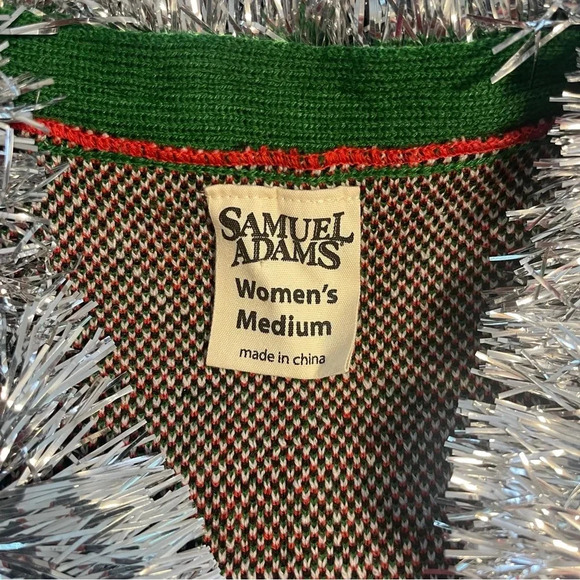 Samuel Adams Women's Novelty Holiday Christmas Sweater Vest - Picture 6 of 6